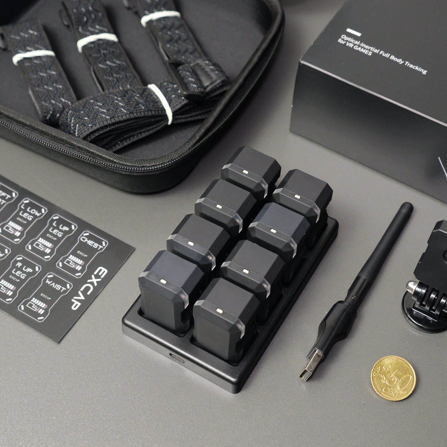 Excap 8 Kit, Optical-inertial Full Body Tracking for VR